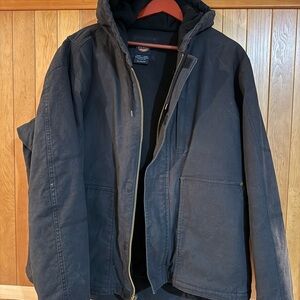 Dickies Men's Dark Gray Hooded Jacket